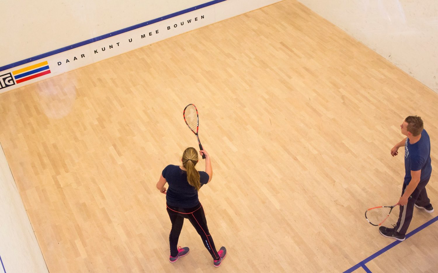 Squashbaan van Work Out Velsen